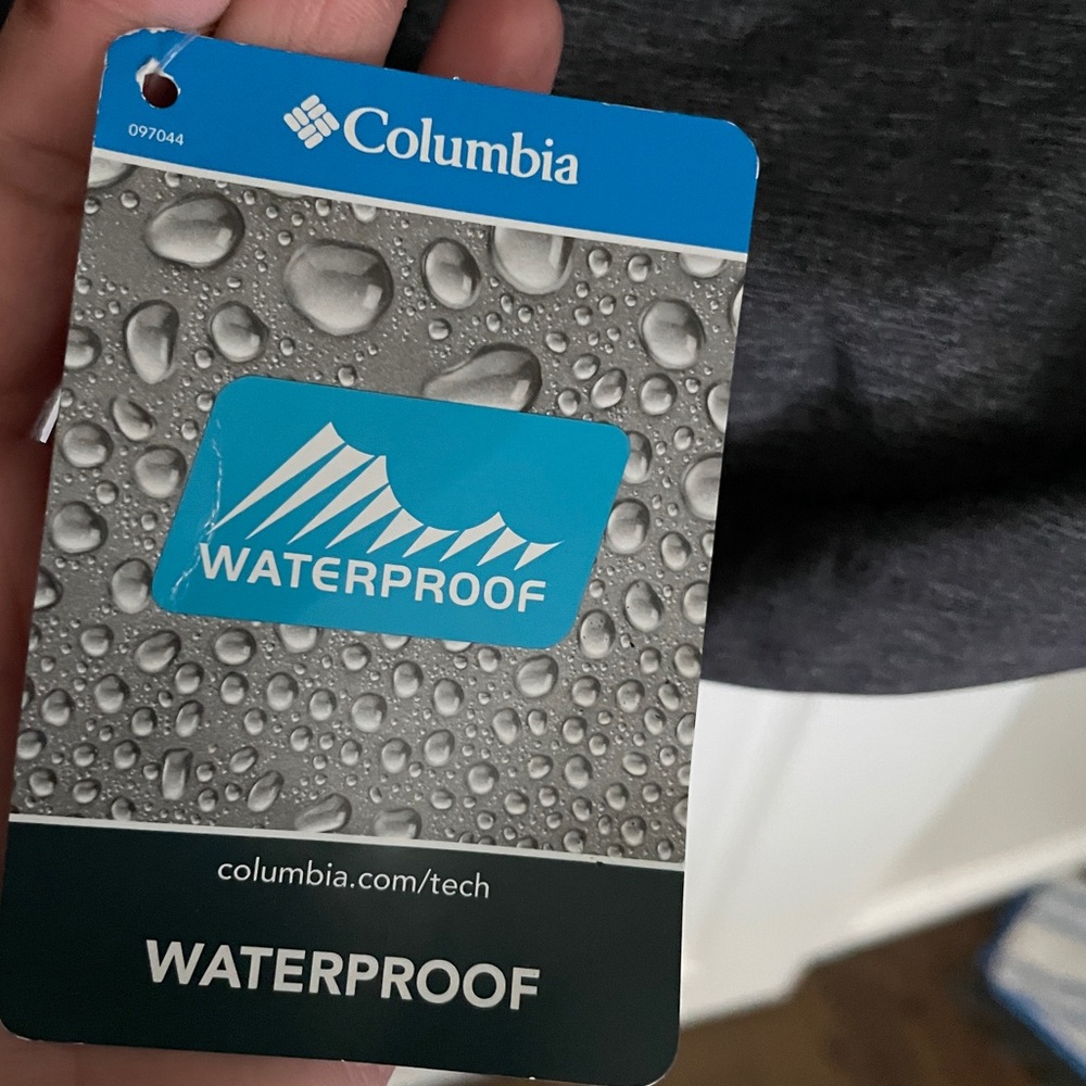 Columbia Men’s Watertight Rain Jacket Black Heather Sz XL NWT - Picture 4 of 14